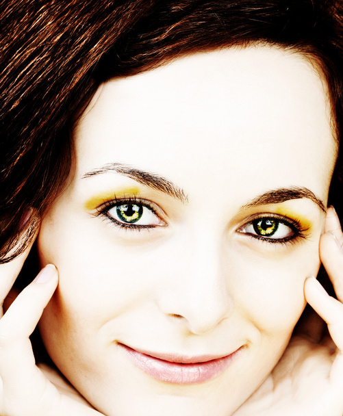 γυναίκα με πράσινα μάτια - Φωτογραφία, εικόνα