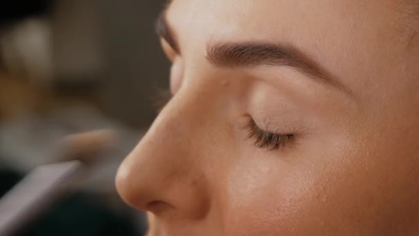 Close-up upper eyelid - Footage, Video