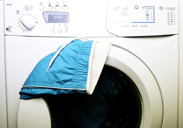 Trousers and laundry. - Фото, изображение