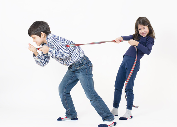 Siblings Playing - Foto, afbeelding