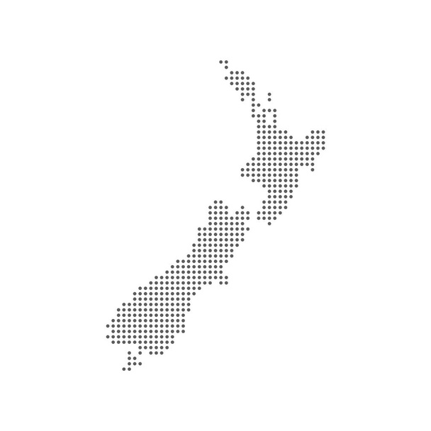 Mappa a pois punteggiata della Nuova Zelanda. Eppie vettori10
 - Vettoriali, immagini