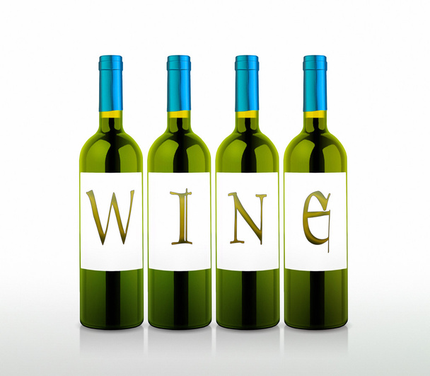 Wine bottles - Foto, imagen