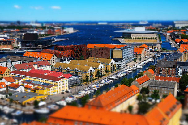 View of Copenhagen from above - Foto, Bild