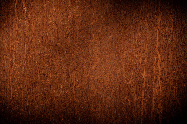Een roestvrijstalen achtergrond. Bruin metaal roest. Rusty metalen oppervlakte textuur achtergrond. - Foto, afbeelding