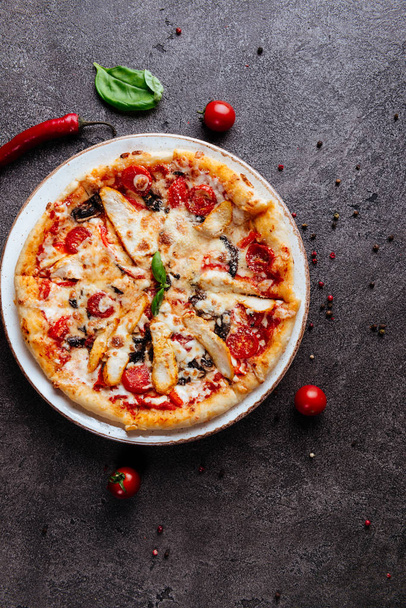 Mixture pizza Italian food - Fotografie, Obrázek