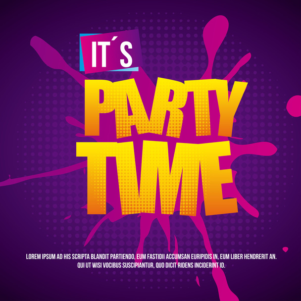 party time - Vector, Image