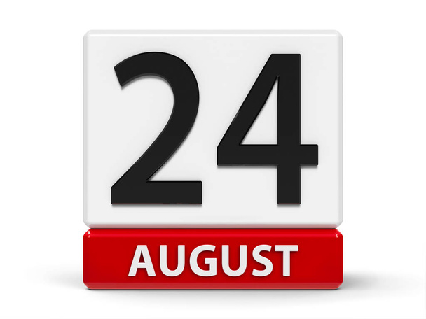 Kocka-naptár augusztus 24. - Fotó, kép
