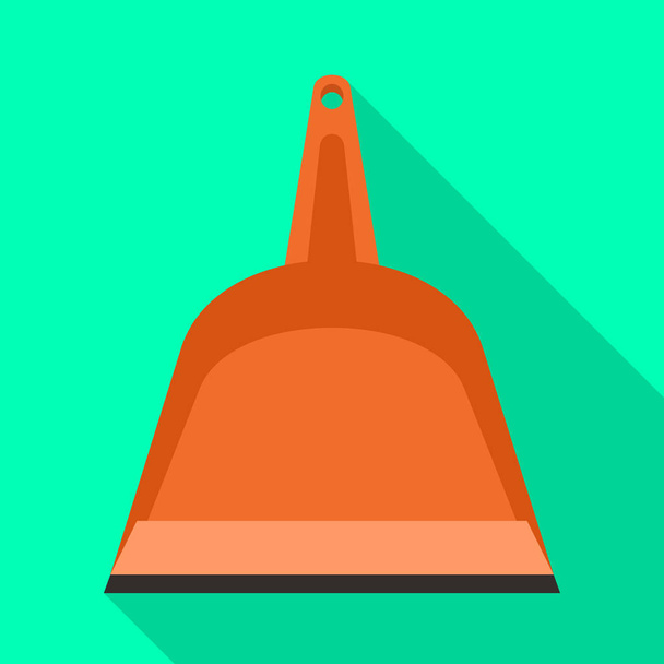 Vector illustration of scoop and cleaning symbol. Collection of scoop and eco vector icon for stock. - ベクター画像