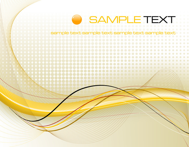 Yellow abstract composition - Vector, Image