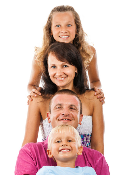 cheerful family - Φωτογραφία, εικόνα