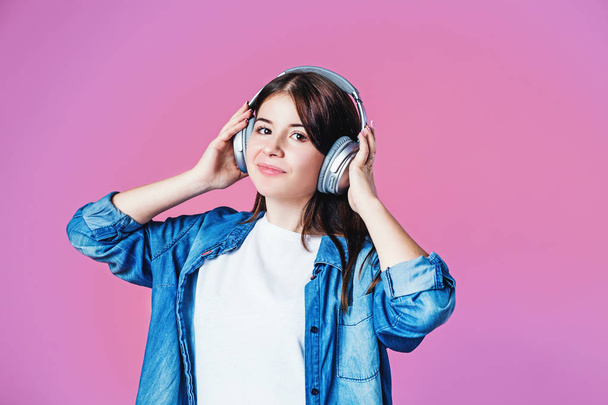 girl in headphones - Photo, Image