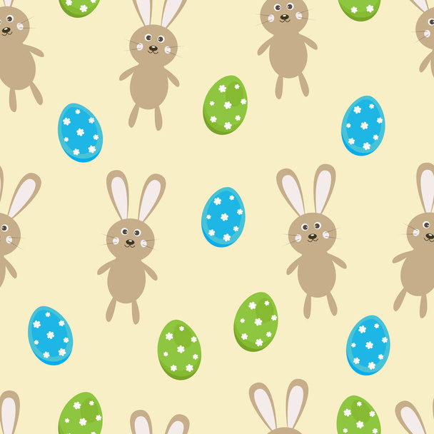 Vector seamless pattern on the theme of the celebration of Easter. - Vektor, obrázek