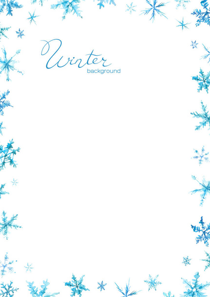 Cartel de Navidad - Ilustración. Vector ilustración de invierno Fondo
 - Vector, imagen