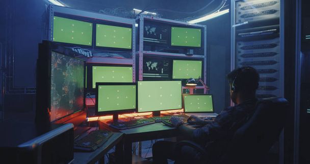 Hacker spreading computer virus - Photo, Image