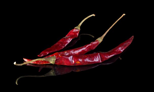 Dried Arbol chilli pepper. - Photo, Image