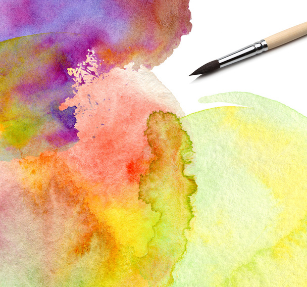 Abstract watercolor painted background - Photo, Image
