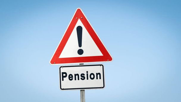 Street Sign to Pension - Photo, Image