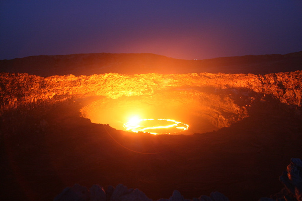 Volcano Erta Ale in Ethiopia Africa - Photo, Image
