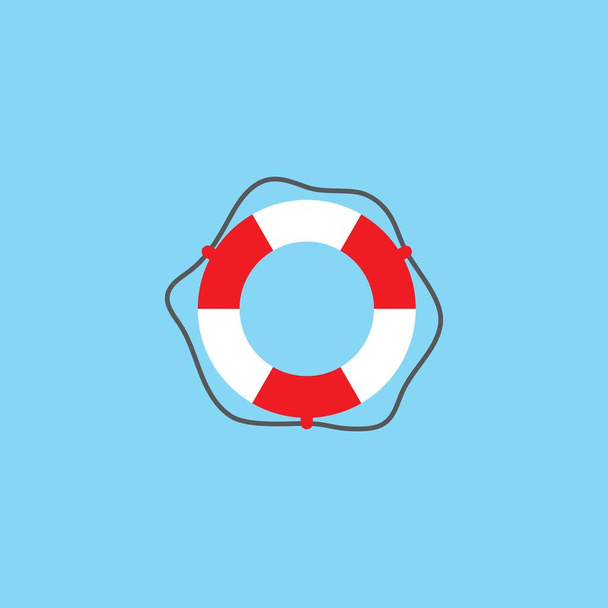 Логотип спасательной шлюпки
 - Вектор,изображение