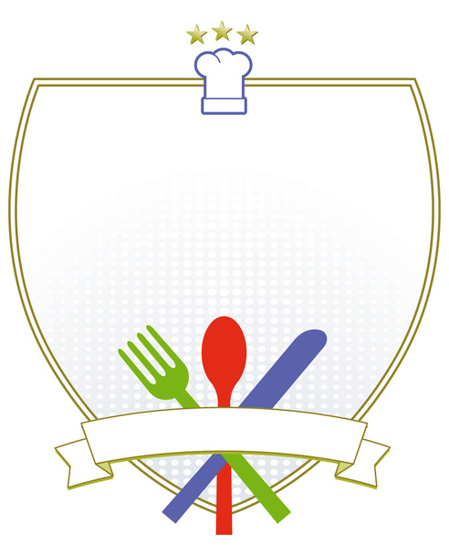 Cook executive chef sign - Vector, Image