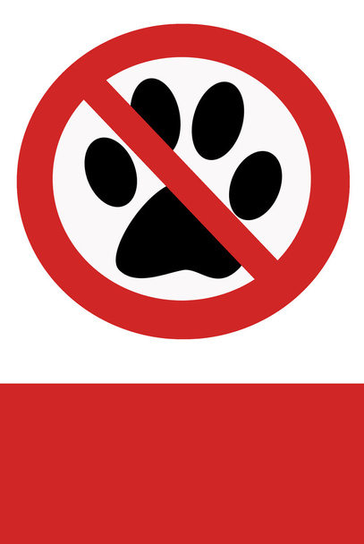 σημάδια που απαγορεύει τα σκυλιά - Φωτογραφία, εικόνα