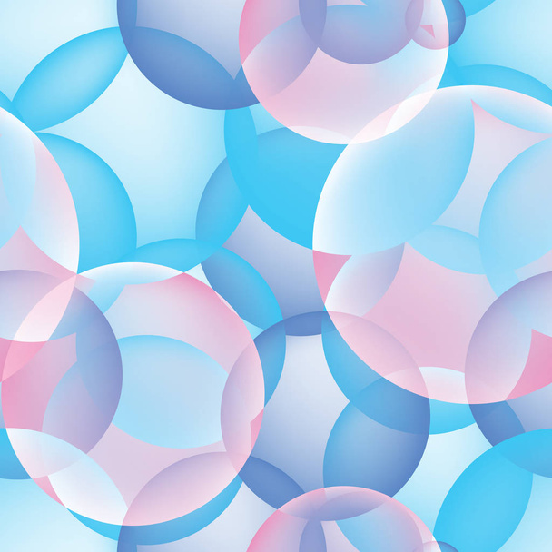Şeffaf Parti Balon veya Beyaz Arka Plan Üzerinde Bubbles - Vektör, Görsel