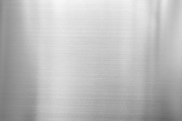 Fond abstrait de plaque métallique argentée. Surface brillante mate
 - Photo, image