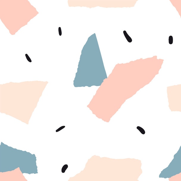 Pieces of torn paper seamless pattern - Вектор, зображення