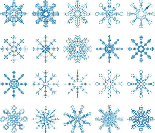 Snowflake Vector Set - Vector, Image