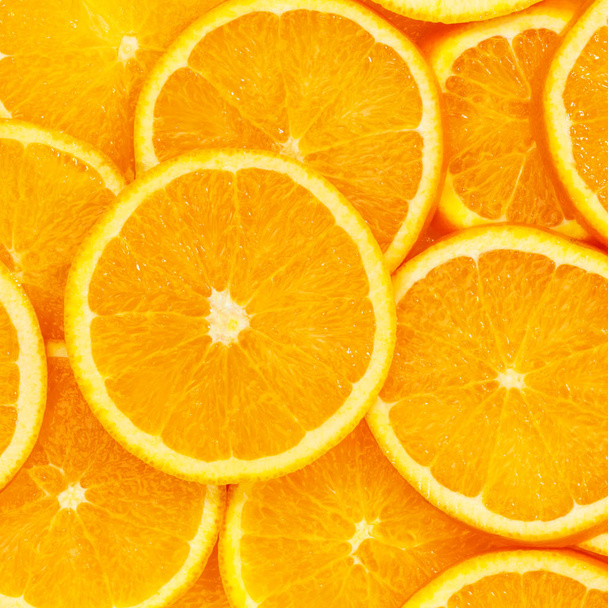 Oranges citrus fruits orange collection food background square f - Photo, Image