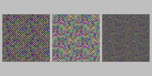 Bezszwowe gradient Circle wzór kolekcja tła-abstrakcyjne projekty wektorowe - Wektor, obraz