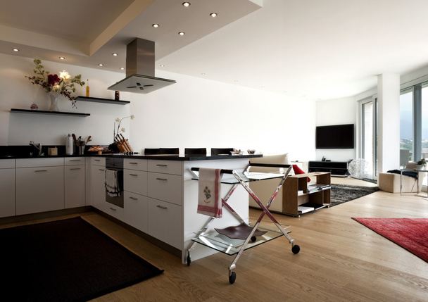 Beautiful kitchen and livingroom - Foto, immagini