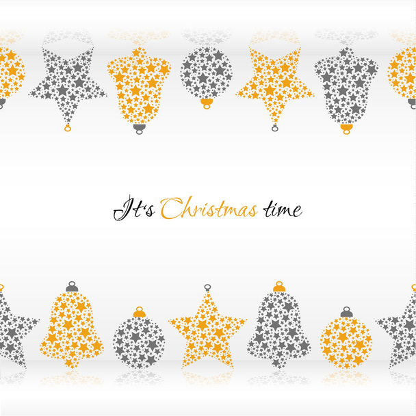 It's Christmas time vector illustration - Wektor, obraz