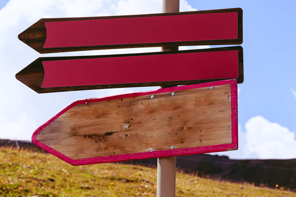 Wooden direction signs - Photo, Image