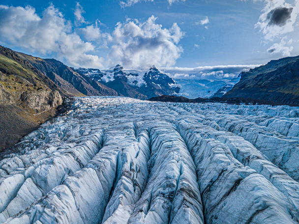Svnafellsjkull Glacier in Iceland - Fotoğraf, Görsel