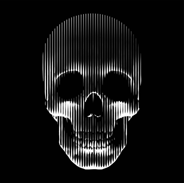 Vector Line Skull - Vector, Image