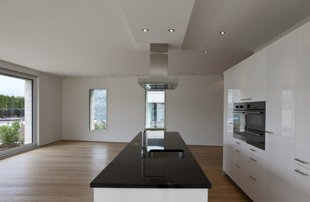 Beautiful interior of a modern house, kitchen - Valokuva, kuva