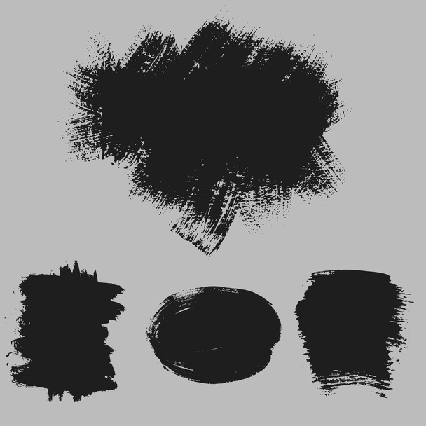 Brush strokes rough hatching drawing texture - Vector, Image