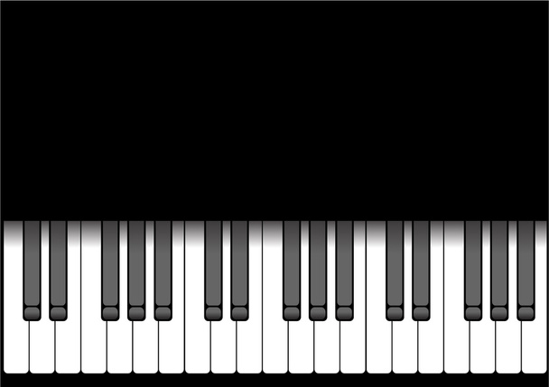 Klaviertastatur - Vektor, Bild