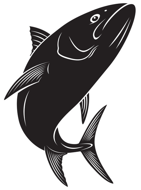 La figura muestra un atún - Vector, imagen