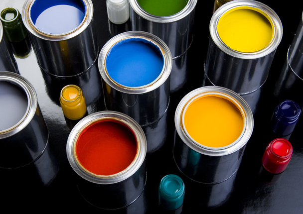 Paint cans - Photo, Image