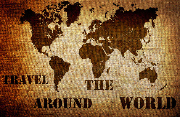 гранж мапа світу
 - Фото, зображення