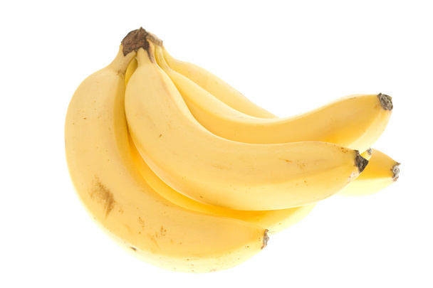 Бананы на белом
. - Фото, изображение