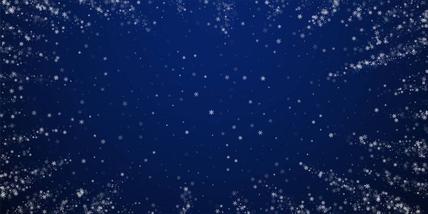 Schöne Schneefall Weihnachten Hintergrund. Feinsinniges Fl - Vektor, Bild