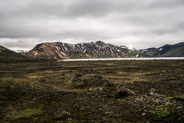 Landscape of Landmannalaugar Iceland Highland  - Фото, зображення