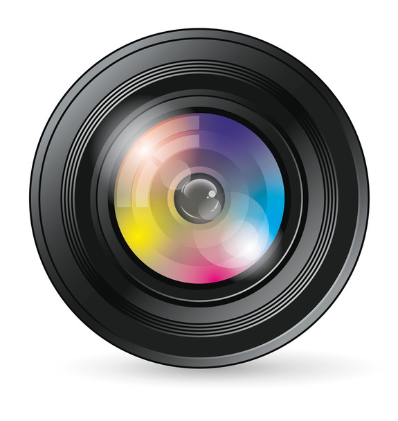 Camera Lens Icon - Вектор,изображение