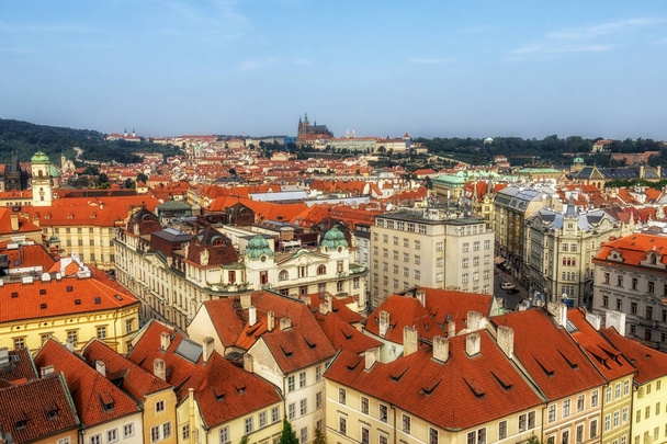 プラハ城と旧市街 - 写真・画像