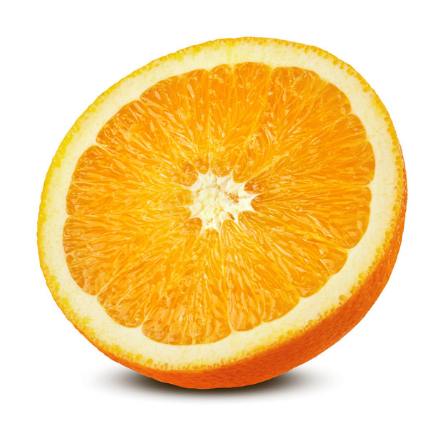 half orange isolated - Φωτογραφία, εικόνα