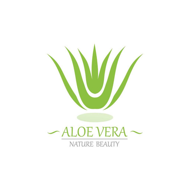 Logo Aloe Vera a ikona šablony symbolu - Vektor, obrázek
