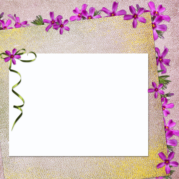 Blank note paper on textured background - Zdjęcie, obraz